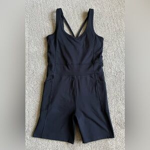Calvin Klein Women’s size Small Performance Stretch Activewear Black Jumpsuit